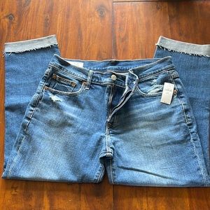 Gap Girlfriend Mid Rise Jeans